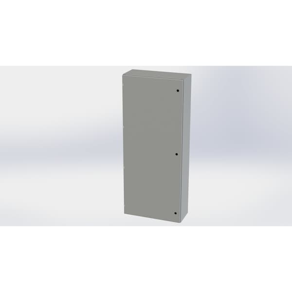 1/4 Turn Latch Electrical Enclosures, 72 in H, 12 in D, 30 in W, NEMA 3R, 4, 12, 13, Carbon Steel